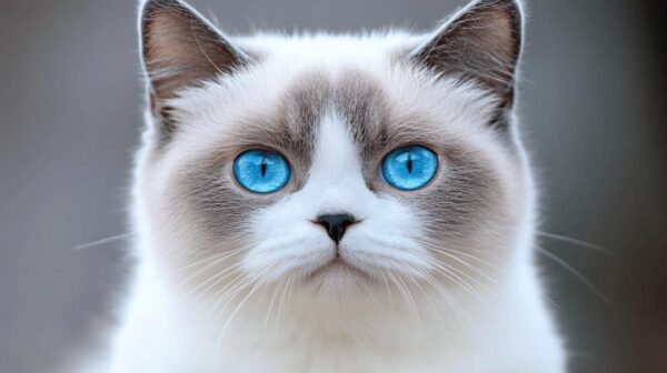 Les rituels quotidiens fascinants du British Shorthair bleu et blanc
