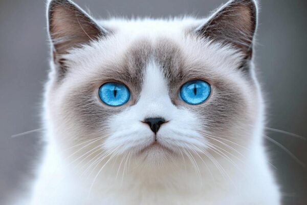 Les rituels quotidiens fascinants du British Shorthair bleu et blanc