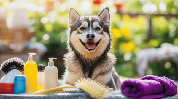 5 Produits de la categorie Hygiene pour Chien indispensables avec vos gants de toilettage